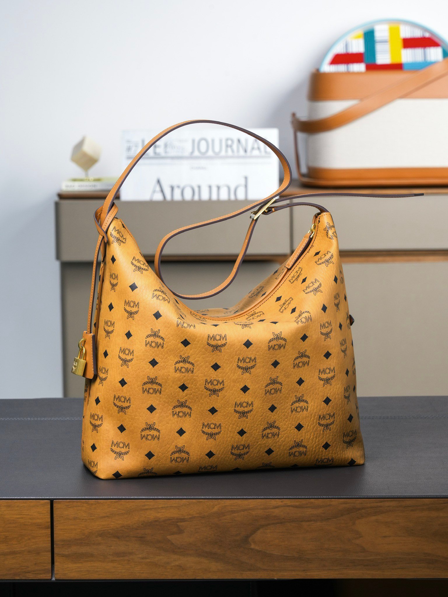 1 ๐๐พ๐๐ผ๐ง๐๐ฃ๐๐ค๐๐ค New Cognac Color Large Shoulder Backpack - Image 1
