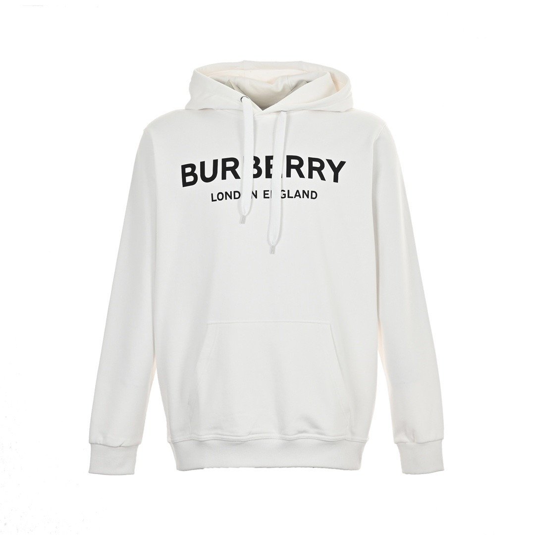 1 Burberry Classic Letter Print Hoodie - Image 1