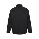 Balenciaga classic long-sleeved shirt with rhinestone logo on the back