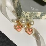 DIOR Love Crystal Diamond Letter CD Earstuds