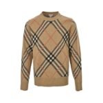 Burberry 24FW Herringbone Crewneck Sweater