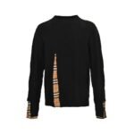Burberry faux two-piece crew neck sweater