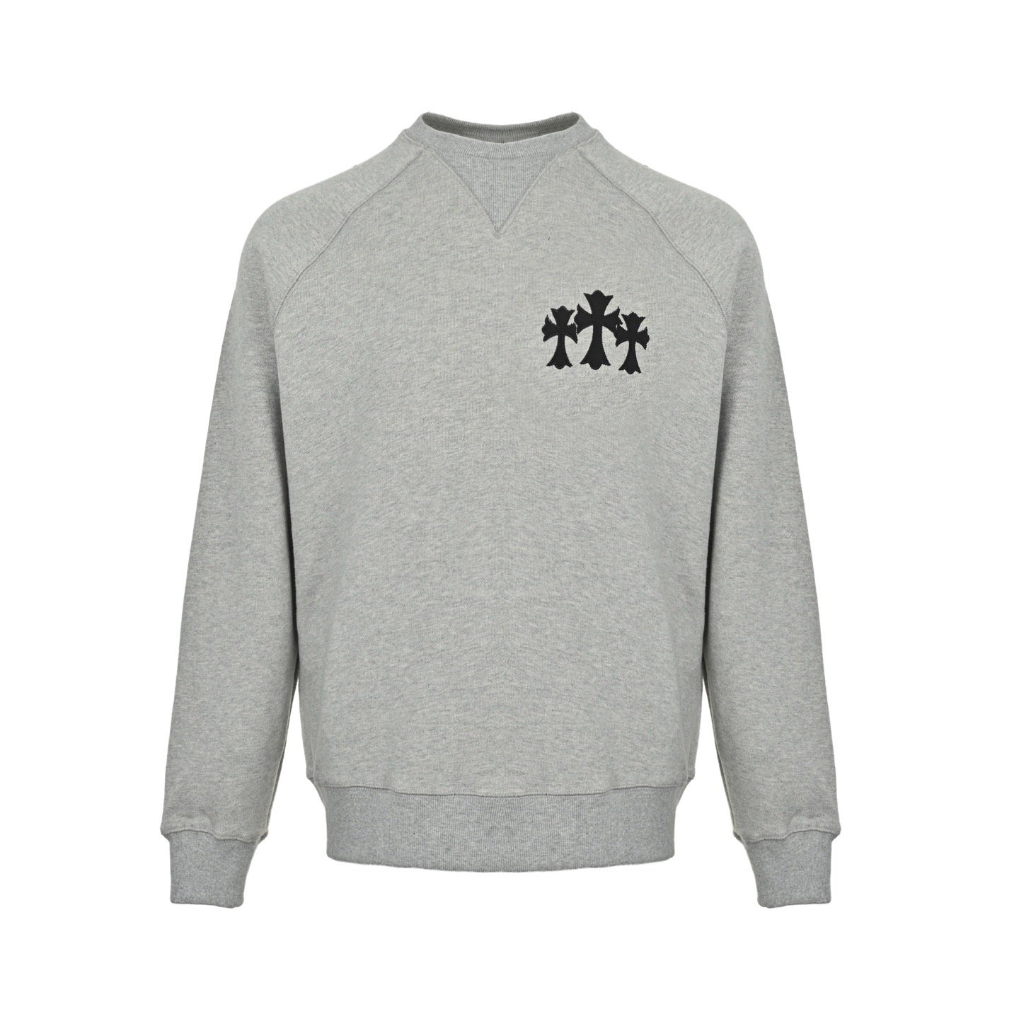 1 Chrome Hearts 25Fw Logo Sanskrit Embroidered Crew Neck Sweatshirt - Image 1
