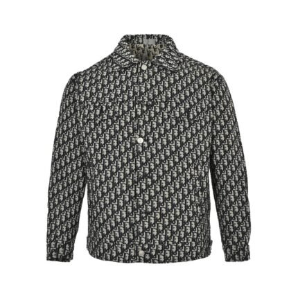 Dior classic monogram jacquard shirt jacket