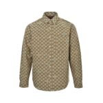 Gucci 25Fw GG Colorful Embroidered All-over Jacquard Canvas Shirt Jacket