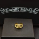 Chrome Hearts Classic Retro Horseshoe print Cross Ring - Image 2