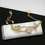 Dior's new light luxury niche temperament double-layer bracelet