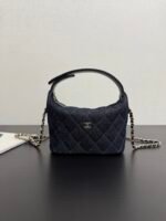 Chanel Genuine Leather 26P Denim Lunch Bag