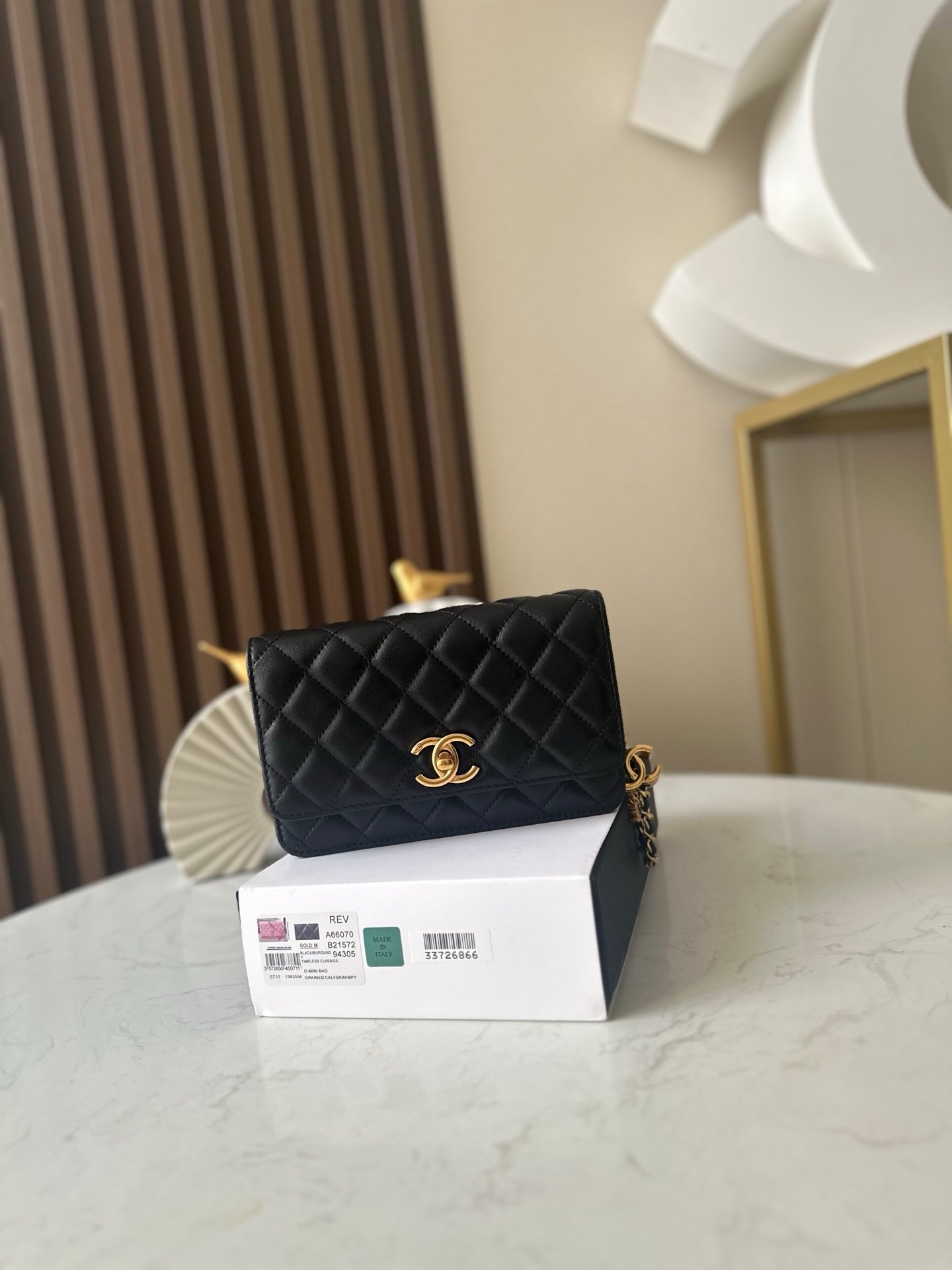 1 Chanel's latest 25B WOC flight attendant lucky bag 66070 - Image 1