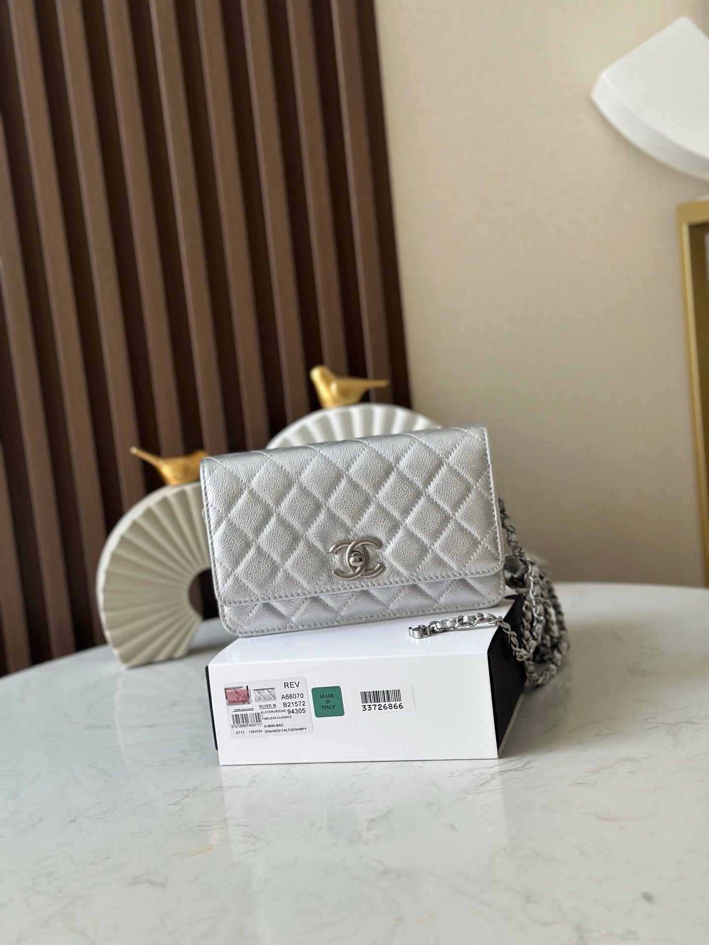 1 Chanel's latest 25B WOC flight attendant lucky bag 66070 - Image 1