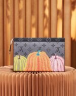 Louis Vuitton Pumpkin Collection Men's Two Piece Set LV x YK GASTON Mini Handbag - Image 6