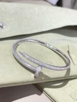 Cartier full diamond nail bracelet - Image 5