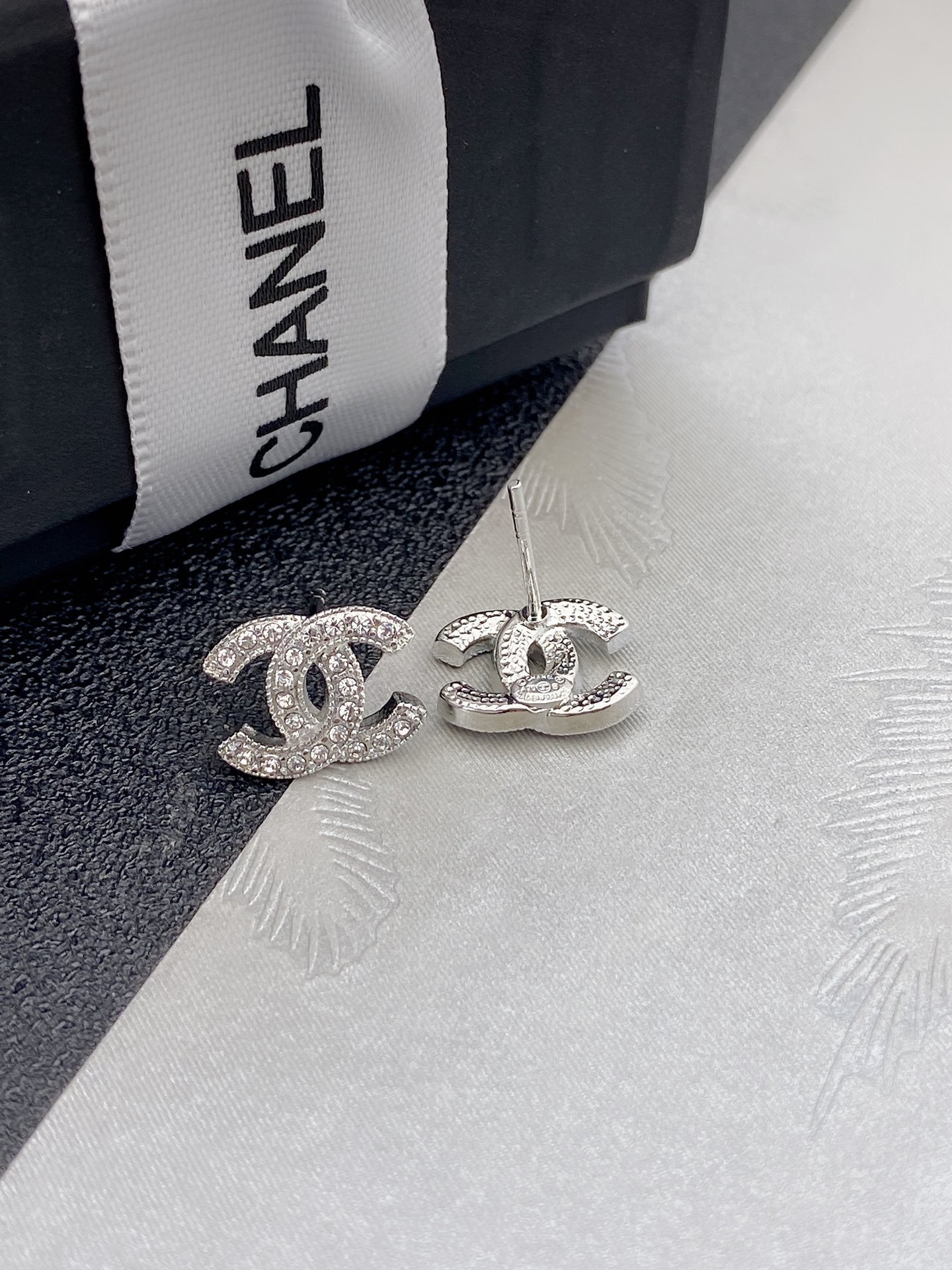 2 Chanel's classic best-selling mini cc stud earrings - Image 1