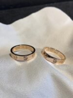 Cartier classic single diamond ring
