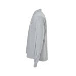 Ami Paris Heart Embroidered Striped Long-Sleeve Shirt - Image 4