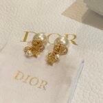 Dior CD pearl earrings
