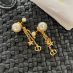 Dior letter earrings - Image 3