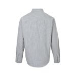 Ami Paris Heart Embroidered Striped Long-Sleeve Shirt - Image 2