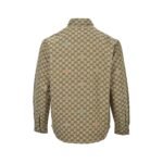 Gucci 25Fw GG Colorful Embroidered All-over Jacquard Canvas Shirt Jacket - Image 4