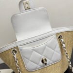 Chanel original leather woven basket bag, 26C, early spring new style, in stock. - Image 3