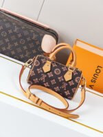 The Louis Vuitton Nano Speedy bag epitomizes the Louis Vuitton classic