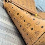 MCM 𝗟𝗶𝘇 𝗩𝗶𝘀𝗲𝘁𝗼 Classic Medium Brown Double sided Shopping Bag - Image 5