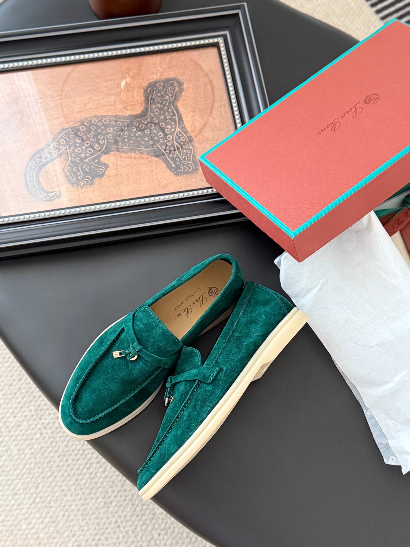 4 Loro Piana Summer Charms Walk Loafers - Image 1