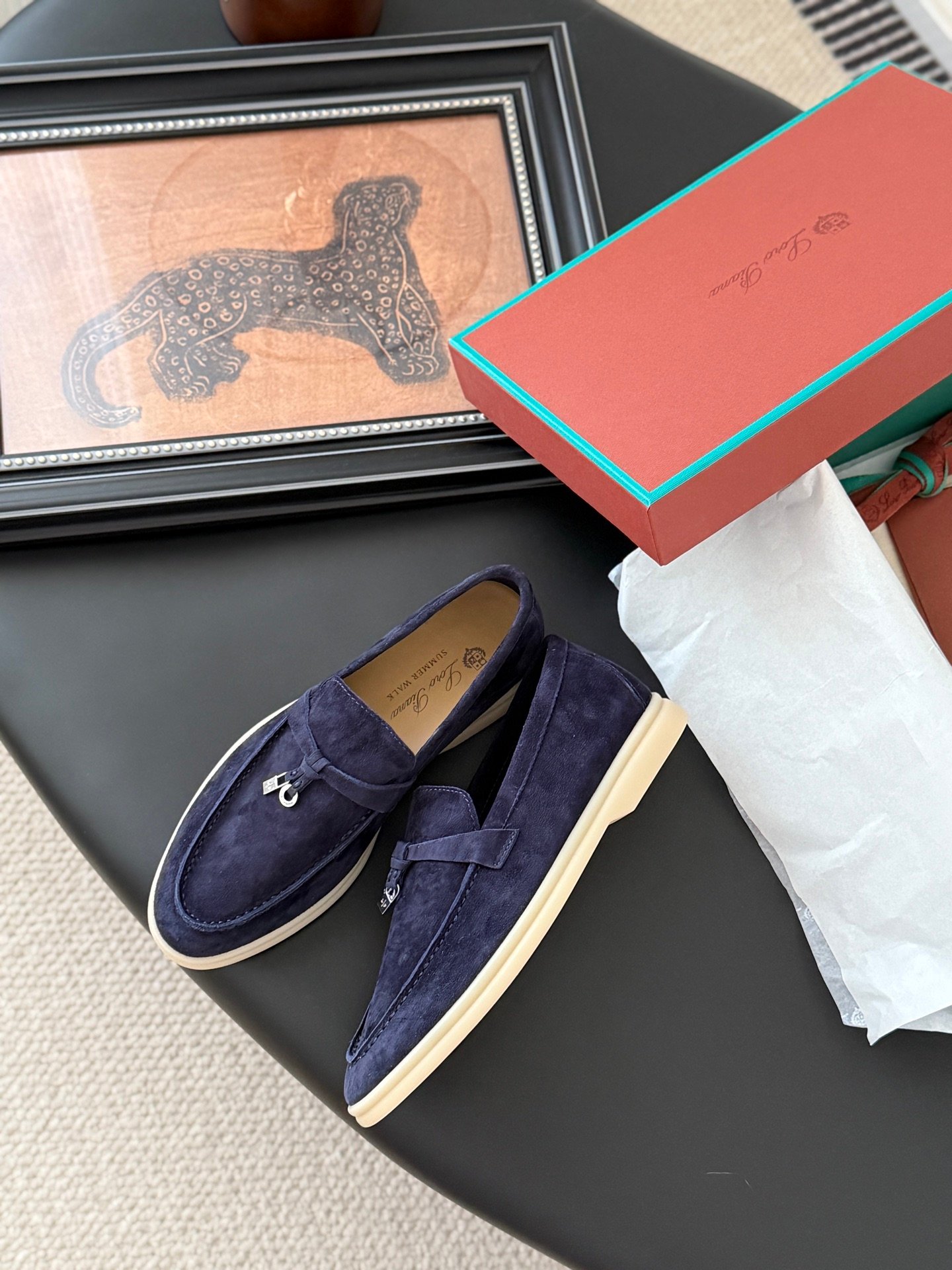 4 Loro Piana Summer Charms Walk Loafers - Image 1