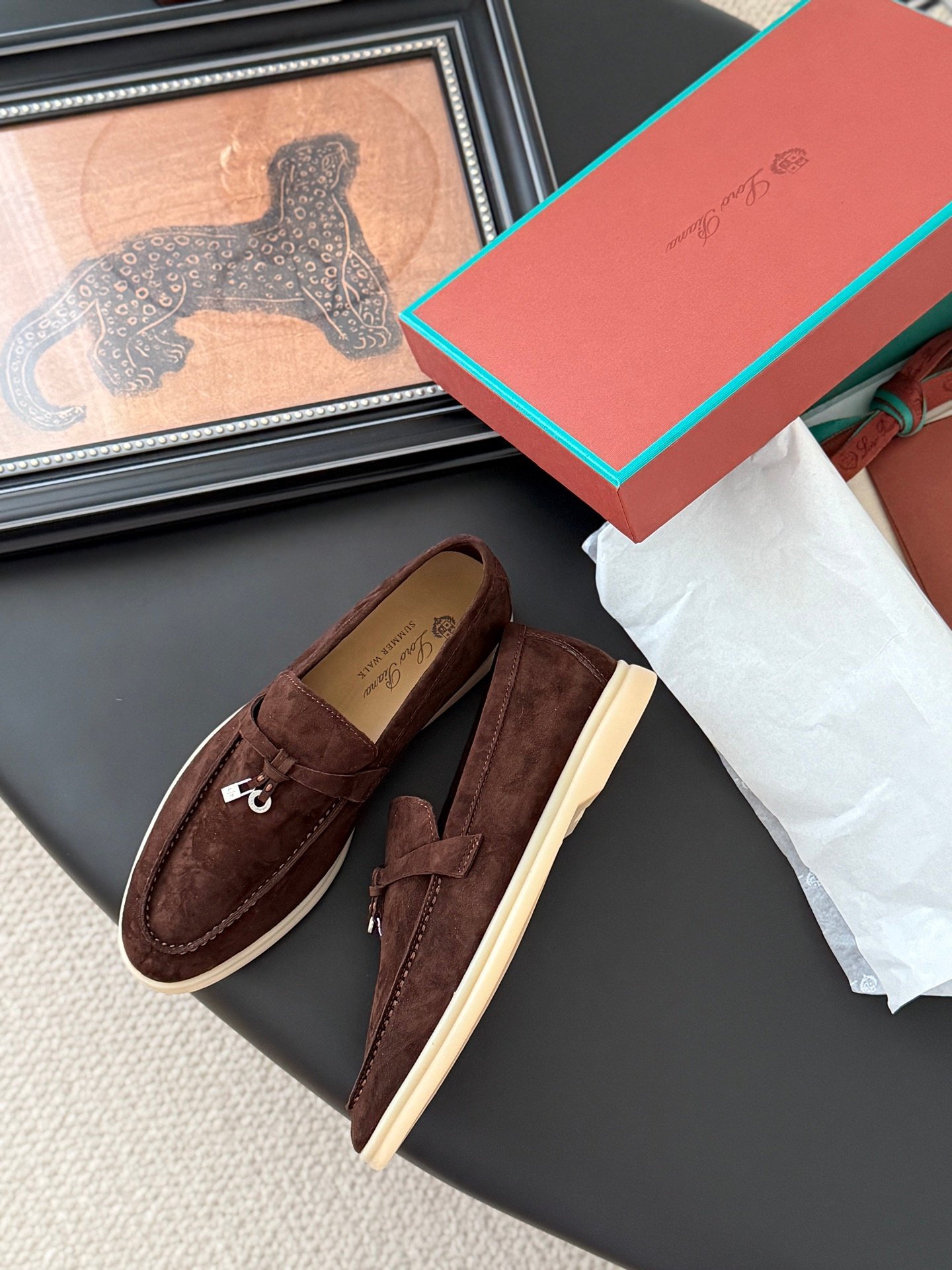 4 Loro Piana Summer Charms Walk Loafers - Image 1