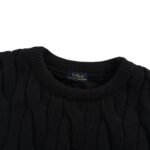 Ralph Lauren Classic Cable Knit Embroidered Logo Crew Neck Sweater - Image 4