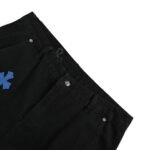 Chrome Hearts Cross Embroidered Washed Jeans - Image 4