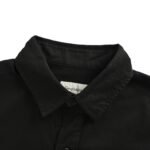 Saint Laurent Pocket Embroidered Letter Canvas Shirt Jacket - Image 5