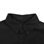 Balenciaga classic long-sleeved shirt with rhinestone logo on the back - Image 4