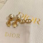 Dior CD pearl earrings - Image 4