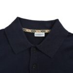 Burberry 25Fw Horse Embroidery Cashmere Polo Sweater - Image 4