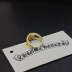 Chrome Hearts Classic Retro Horseshoe print Cross Ring - Image 5