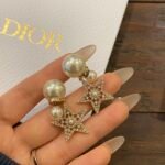 Dior pentagram sized bead earrings - Image 5