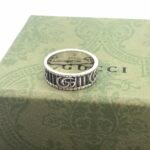 Gucci Vintage Gear Double G Ring - Image 5