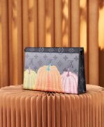 Louis Vuitton Pumpkin Collection Men's Two Piece Set LV x YK GASTON Mini Handbag - Image 3