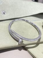 Cartier full diamond nail bracelet - Image 3
