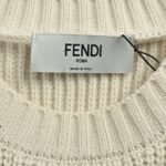 Fendi large logo crew neck sweater - Image 4