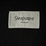 Saint Laurent Pocket Embroidered Letter Canvas Shirt Jacket - Image 4