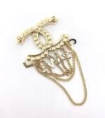 Chanel small fragrance letter tassel brooch - Image 4