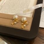Dior CD pearl earrings - Image 3