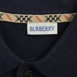 Burberry 25Fw Horse Embroidery Cashmere Polo Sweater - Image 5