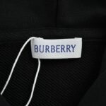 Burberry 25Fw Equestrian Logo Embroidered Ribbon Zip-Up Hooded Jacket - Image 5