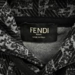 Fendi 25Fw All-over double F color-block hoodie - Image 5