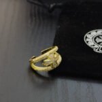 Chrome Hearts Classic Retro Horseshoe print Cross Ring - Image 6
