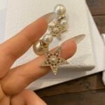 Dior pentagram sized bead earrings - Image 6