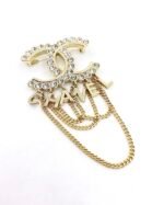 Chanel small fragrance letter tassel brooch - Image 5